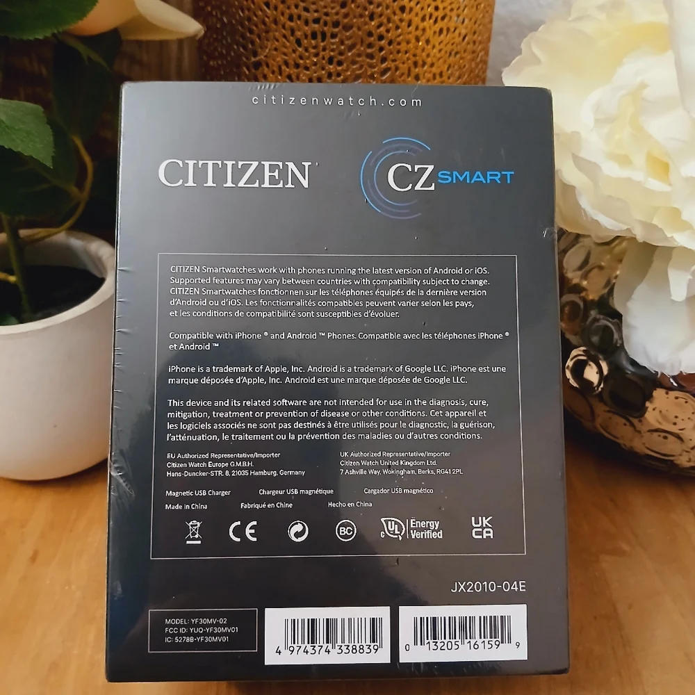 Citizen CZ Smart Black and Silver Watch
